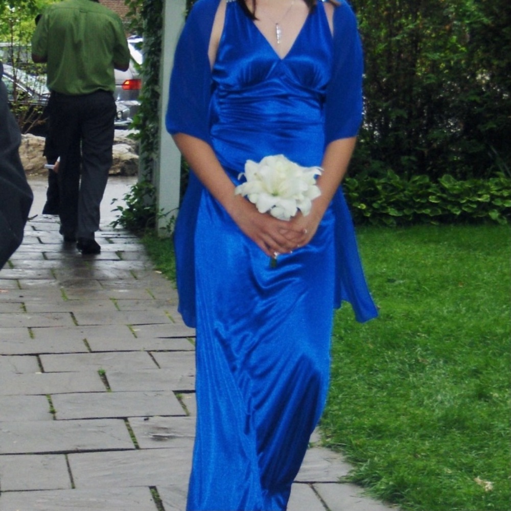Royal Blue Formal Full-Length Dress
